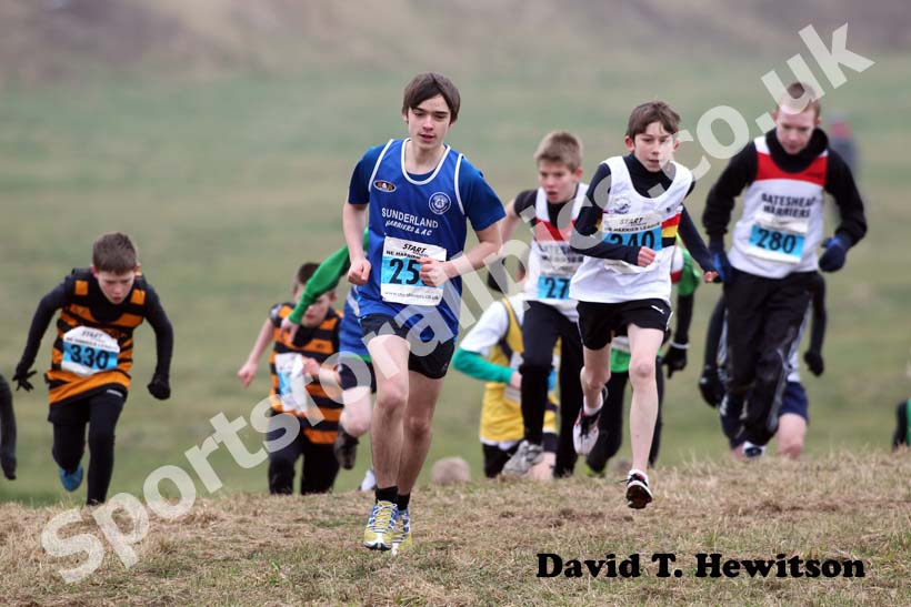 Under-13s start, North East Harrier League, Wrekerton, Gateshead